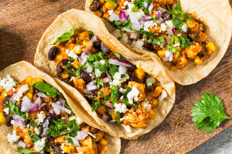 Vegan Sofritas Tofu Tacos